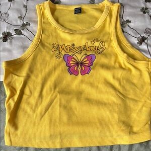 Marvelous Yellow Kids Tank Top